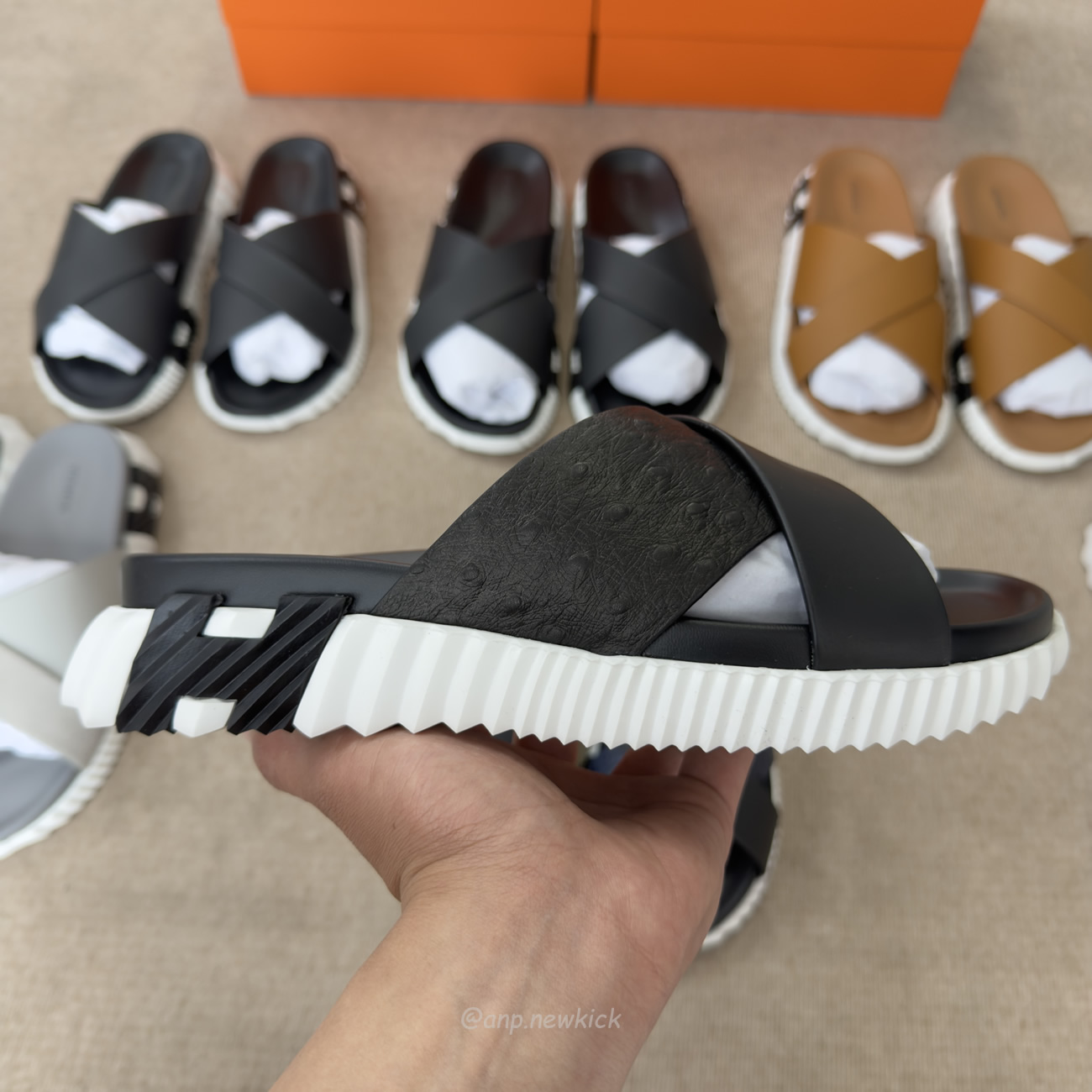 Hermes Infra Premium Sandal Mens (14) - www.newkick.vip